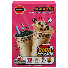 J Basket Black Tea Boba Kit