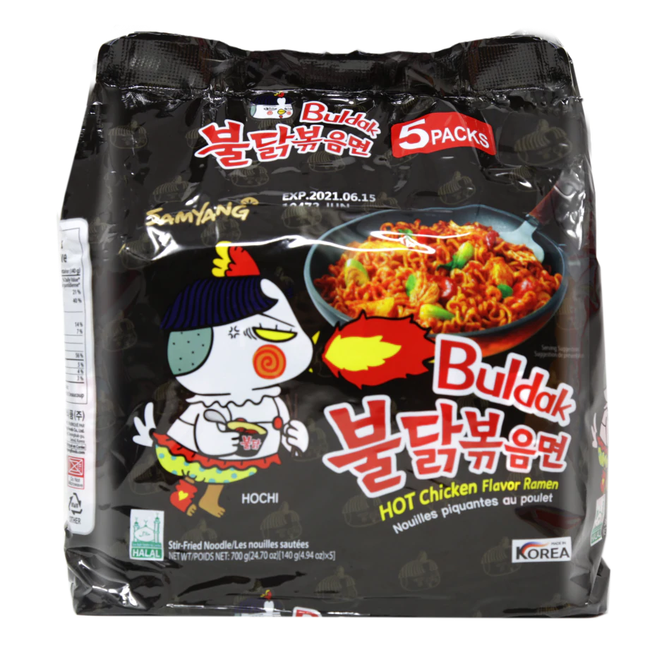 Buldak Ramen (5 Pack) Hot Chicken Flavor Ramen