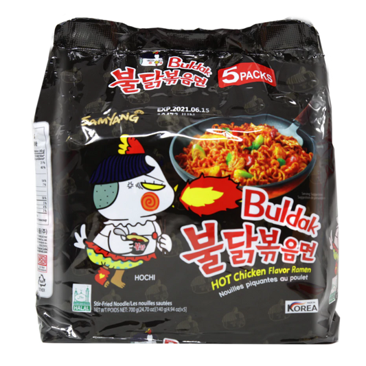 Buldak Ramen (5 Pack) Hot Chicken Flavor Ramen