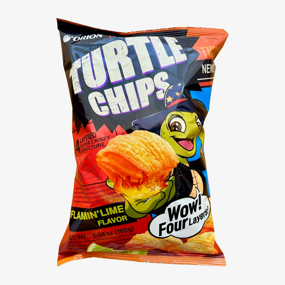 Turtle Chips Flamin' Lime