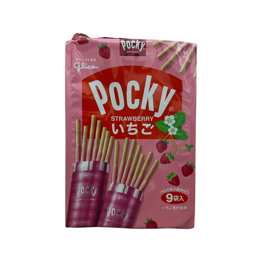 Pocky Strawberry Family Pack Japanese