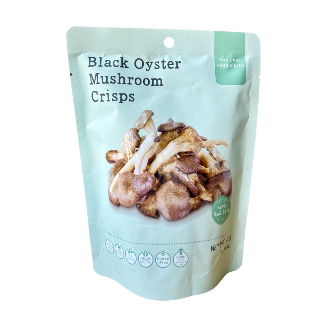 Black Oyster Mushroom Crisps