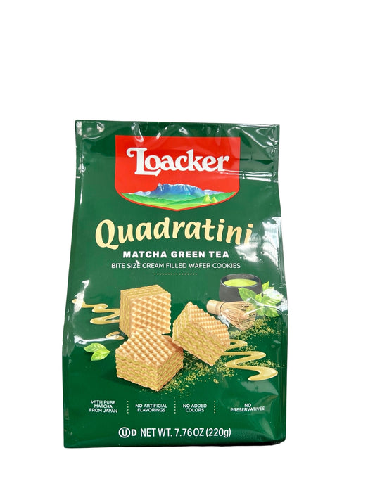 Loacker Quadratini Matcha Green Tea