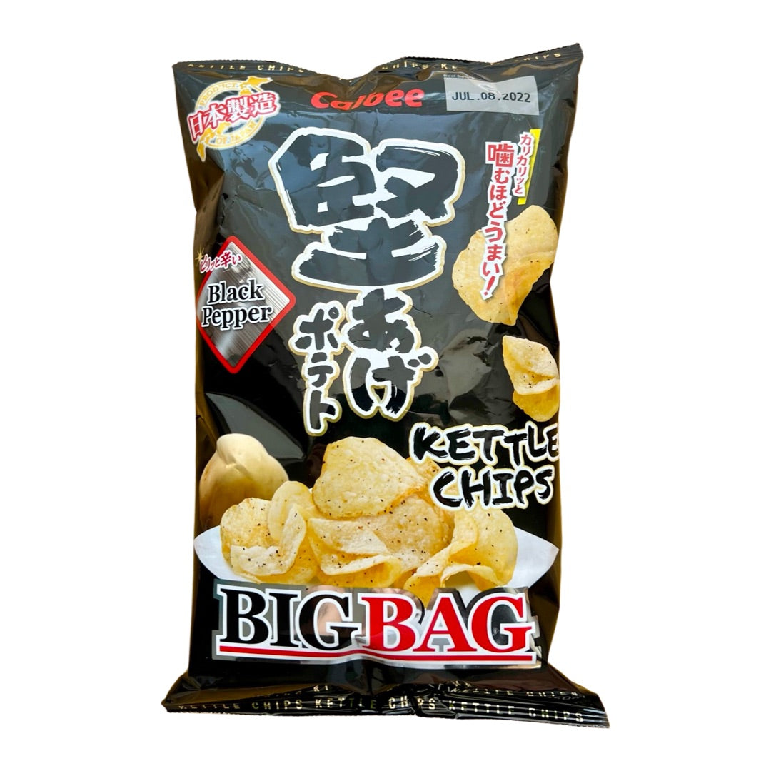 Calbee Kettle Chips Black  Pepper Flavor