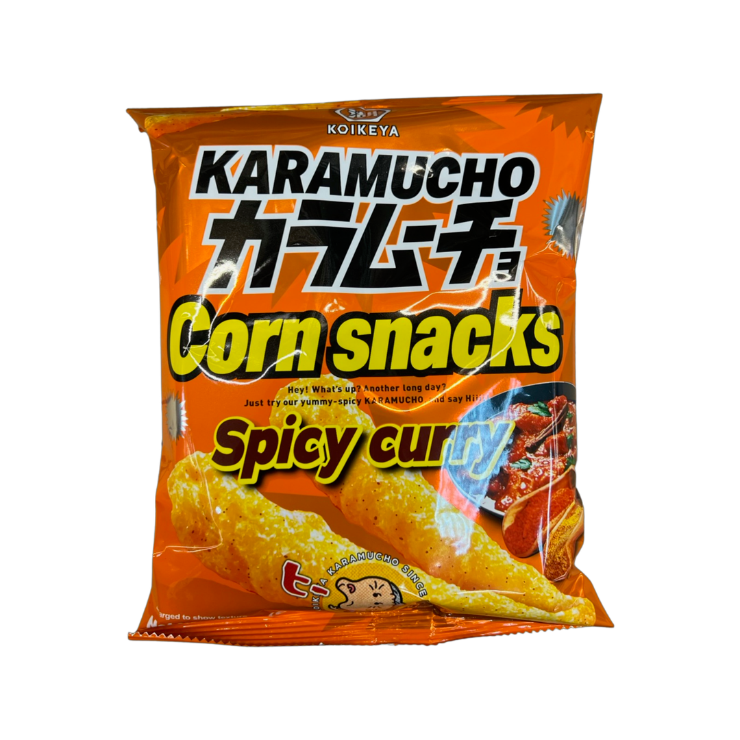 Karmucho Corn snacks Spicy Curry