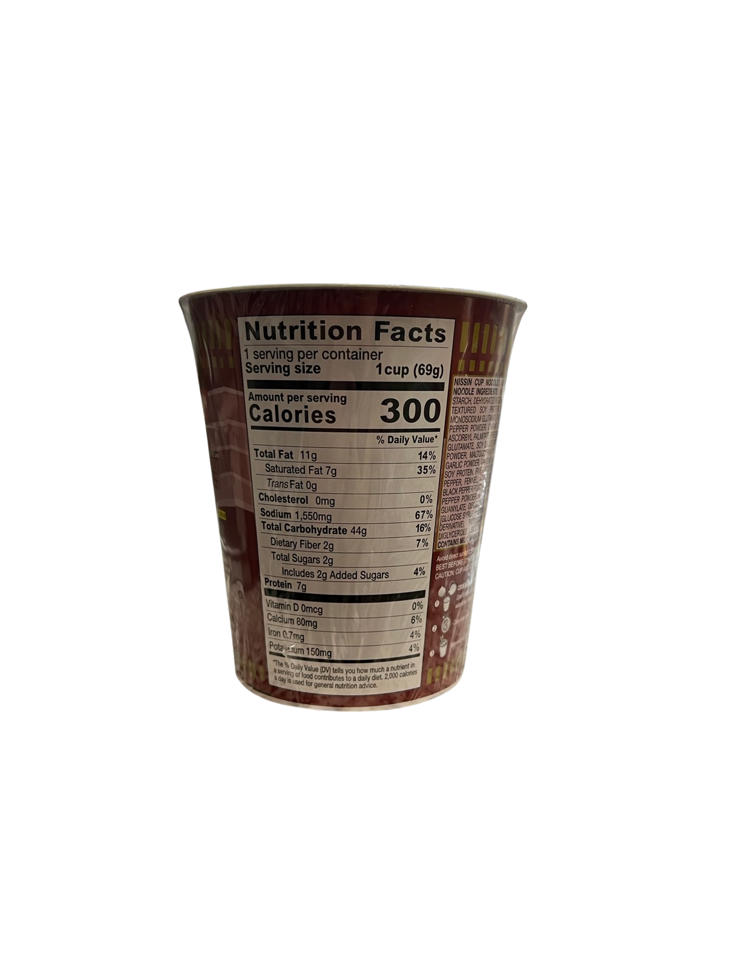 Cup Noodles Beef Flavor