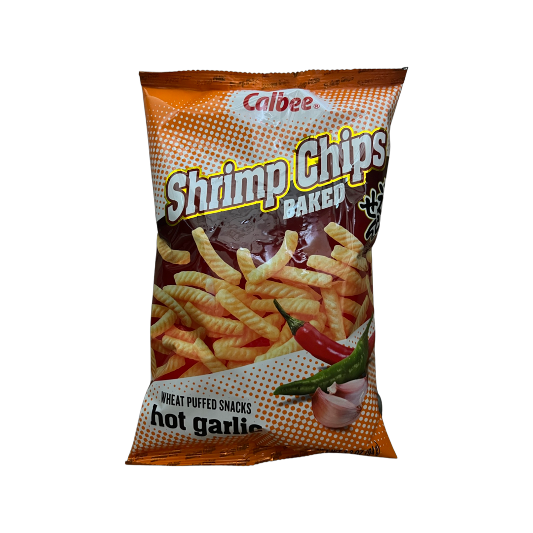 Calbee Shrimp Chips Hot Garlic