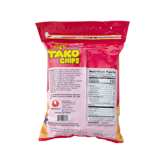 Nongshim Tako Chips Seafood Flavor (Big Size)