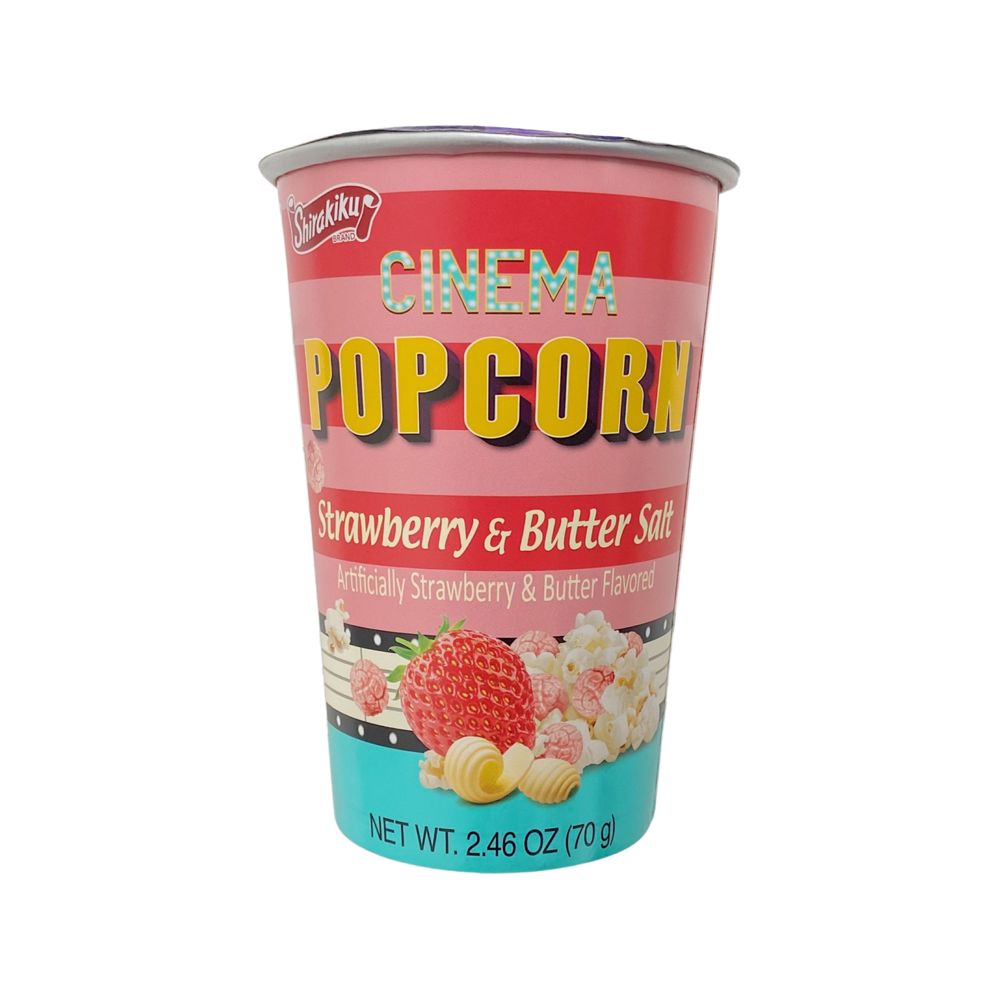 Strawberry & Butter Salt Popcorn