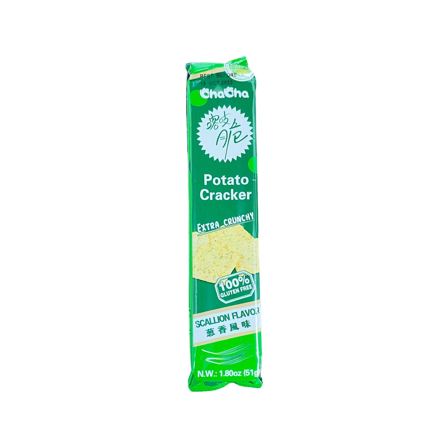 Cha Cha Scallion Flavor Potato Crackers