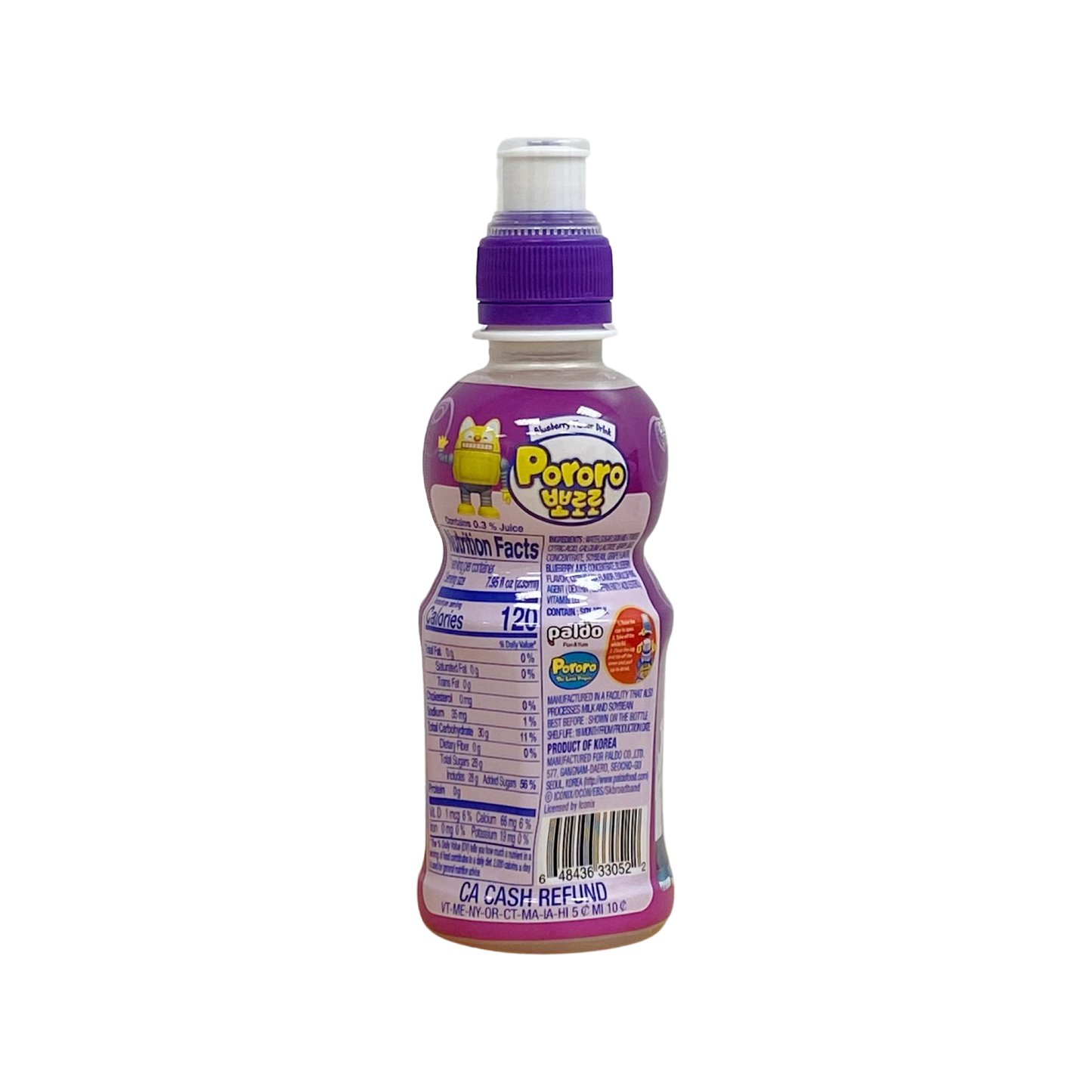 Pororo Blueberry Flavor Drink