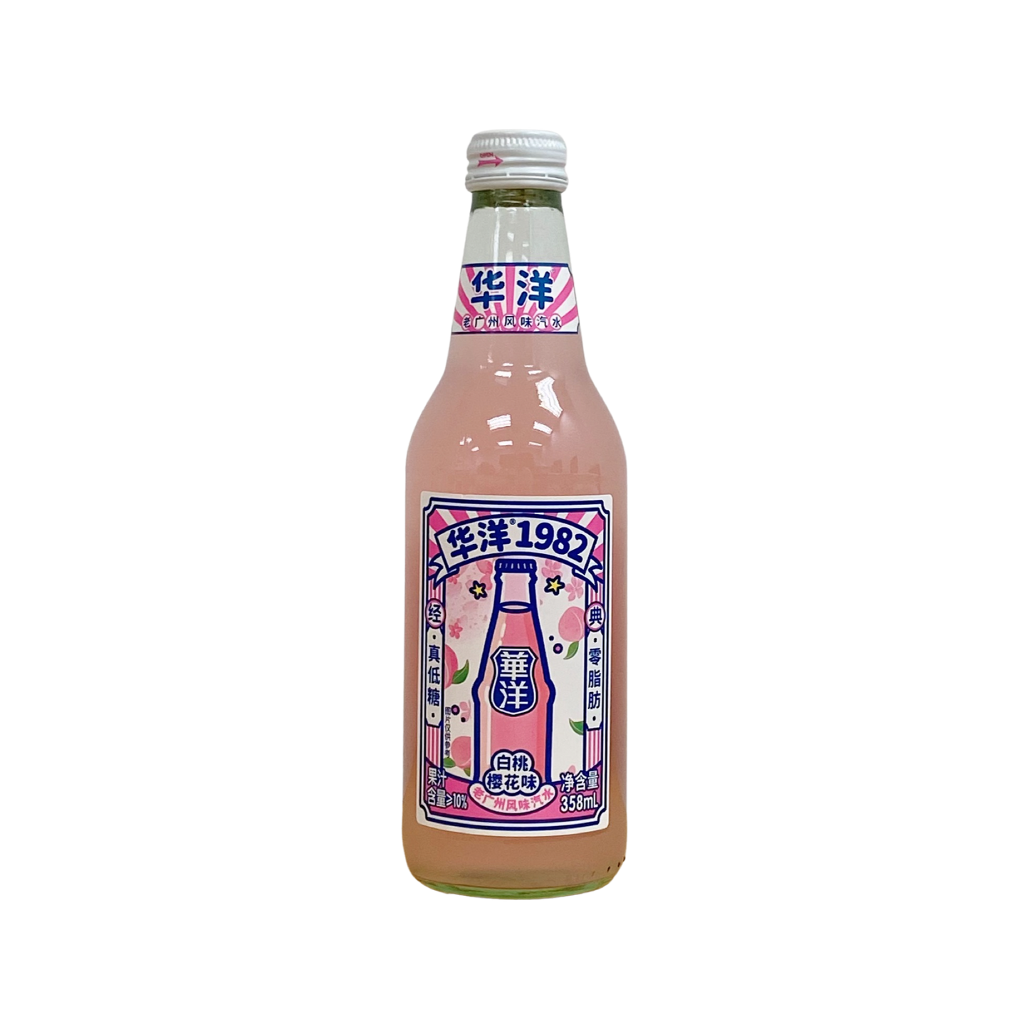 Huayang 1982 White Peach Sakura Flavor Juice