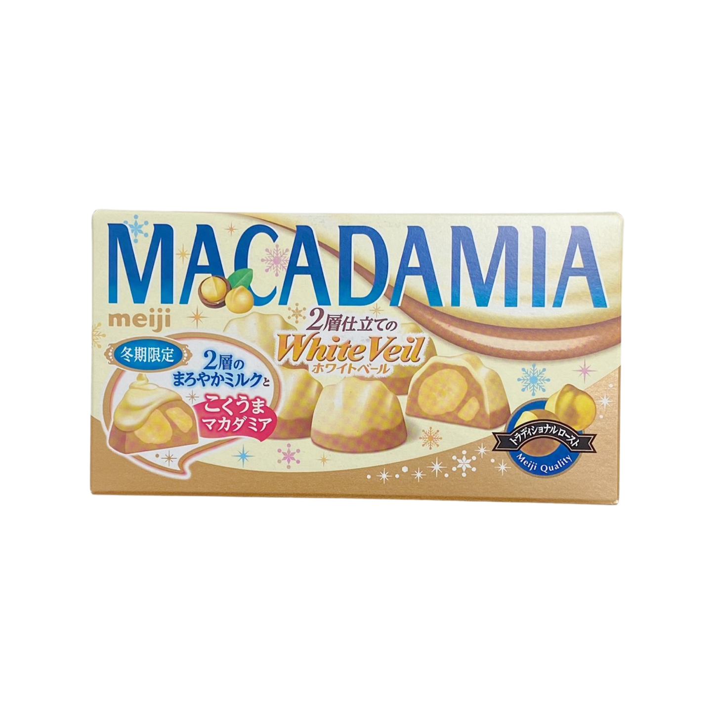 Meiji Macadamia White Veil Chocolate