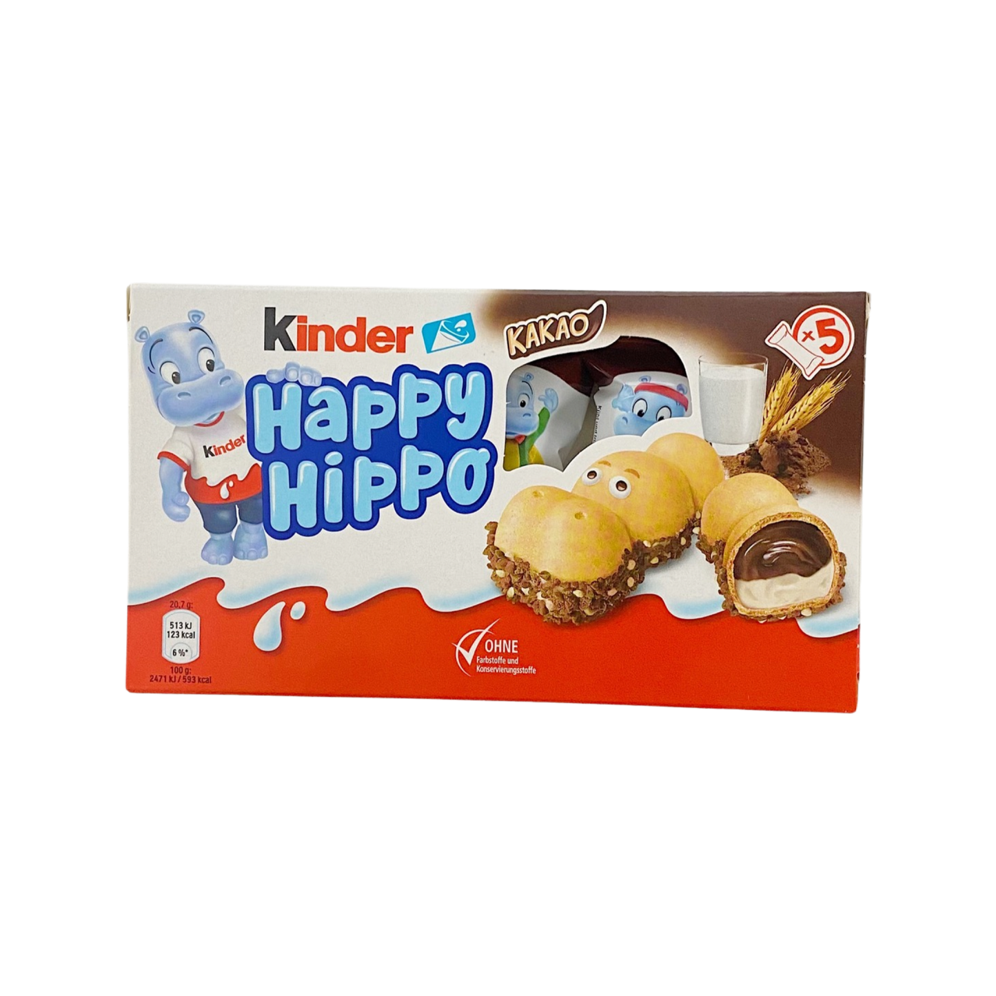 Kinder Happy Hippo Kakao Flavor