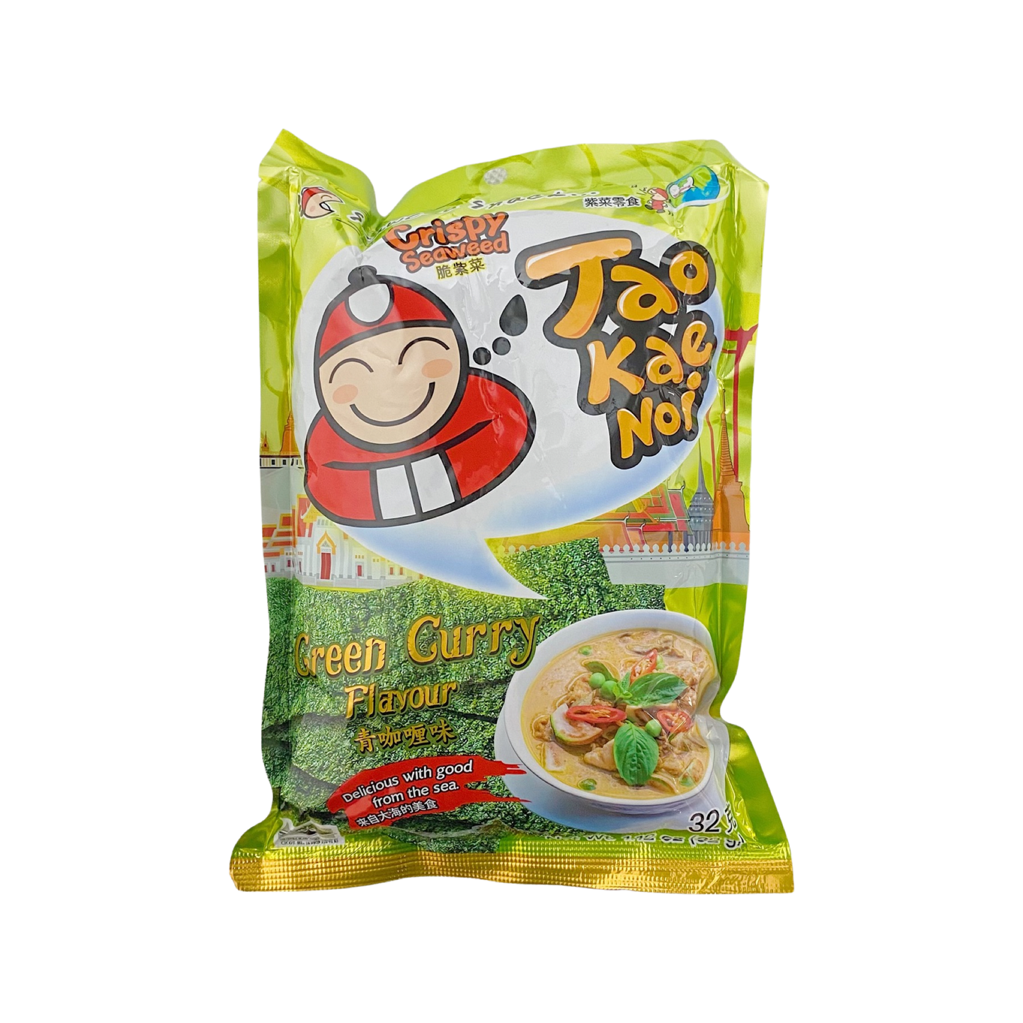 Tao Kae Noi Hi Tempura Seaweed Chips Green Curry Flavor