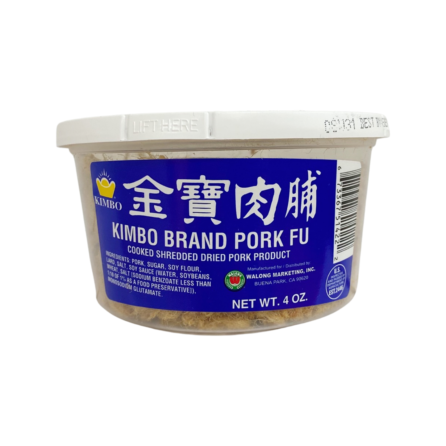 Kimbo Brand Pork Fu